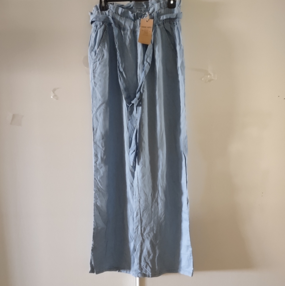 Thread Supply high waisted paper bag pants